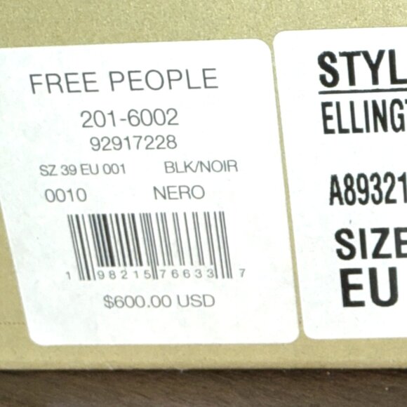 Free People x A.S. 98 Ellington Moto Boots - New in Box - US 8.5 - 9 / EU 39 - Picture 11 of 16